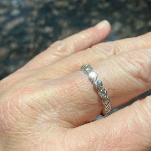 925 Sterling CZ Eternity Band